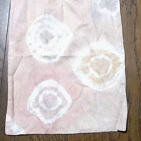 県立民族博物館見学とベンガラ染め体験の写真