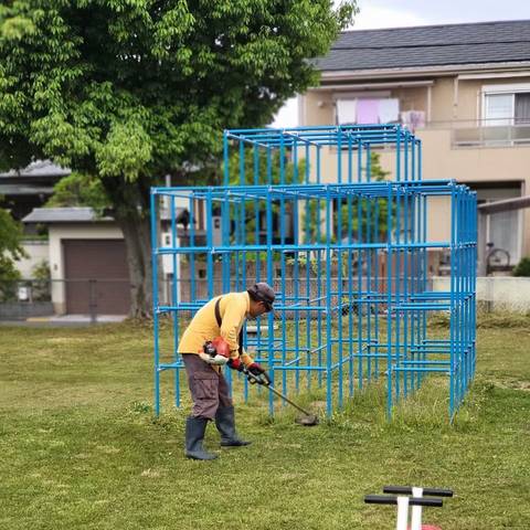 公園草刈りチーム「グリーンサポート」始動の写真