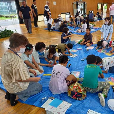 放課後こども教室「七夕まつり」の写真