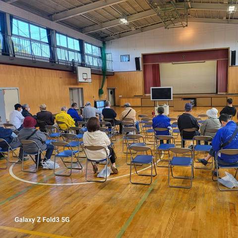 奈良市総合防災訓練 避難者受付訓練の写真
