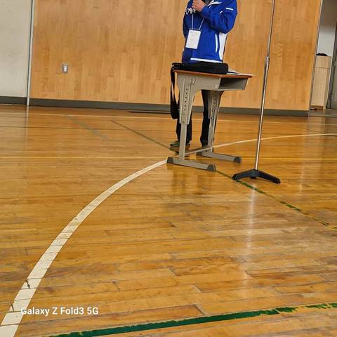 奈良市総合防災訓練 避難者受付訓練の写真
