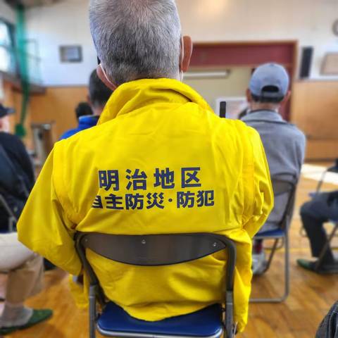 奈良市総合防災訓練 避難者受付訓練の写真
