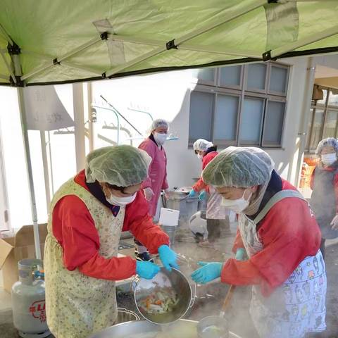 明治地区防災訓練(自主防災・防犯会)の写真
