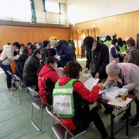 明治地区防災訓練(自主防災・防犯会)の写真