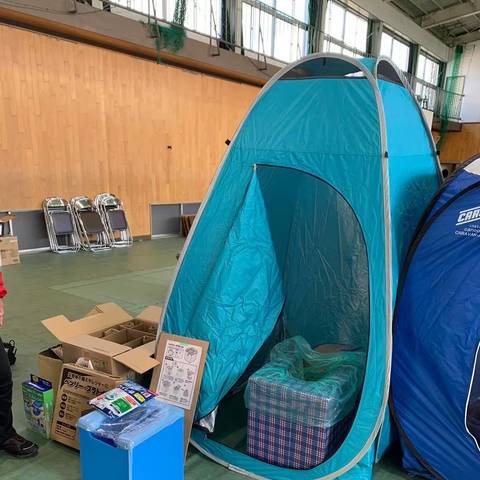明治地区防災訓練の写真
