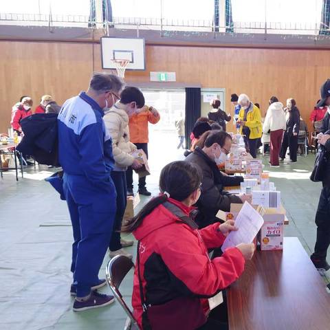 明治地区防災訓練の写真