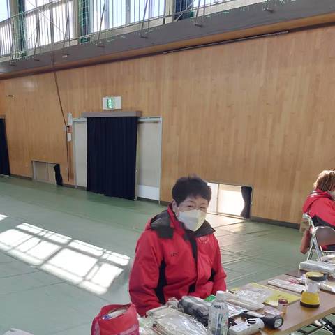 明治地区防災訓練の写真