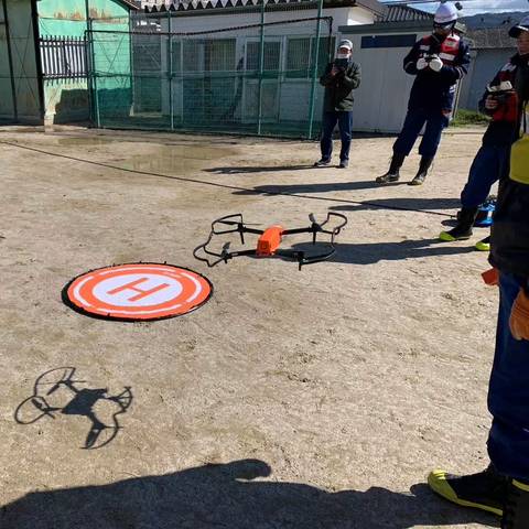 明治地区防災訓練の写真
