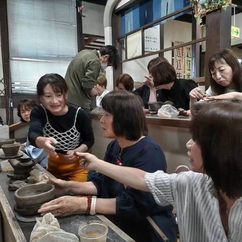 水茎の里で陶芸体験・ラ コリーナ・かねふくめんたいパーク見学の写真