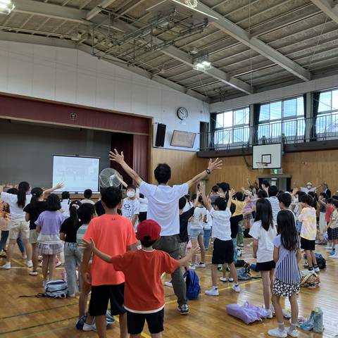 放課後子ども教室「星に願いを」七夕まつりの写真