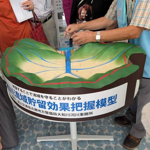 明治地区防災研修 亀の瀬地すべり歴史資料館の写真