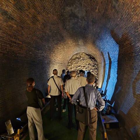 明治地区防災研修 亀の瀬地すべり歴史資料館の写真