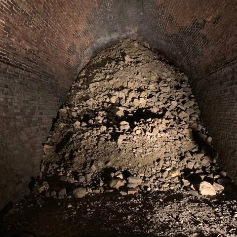 明治地区防災研修 亀の瀬地すべり歴史資料館の写真