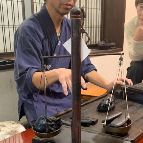 にぎり墨作り体験の写真