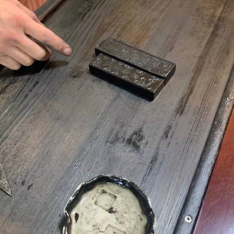 にぎり墨作り体験の写真