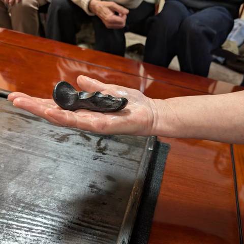 にぎり墨作り体験の写真