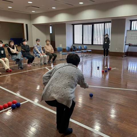 みんなでポッチャの写真